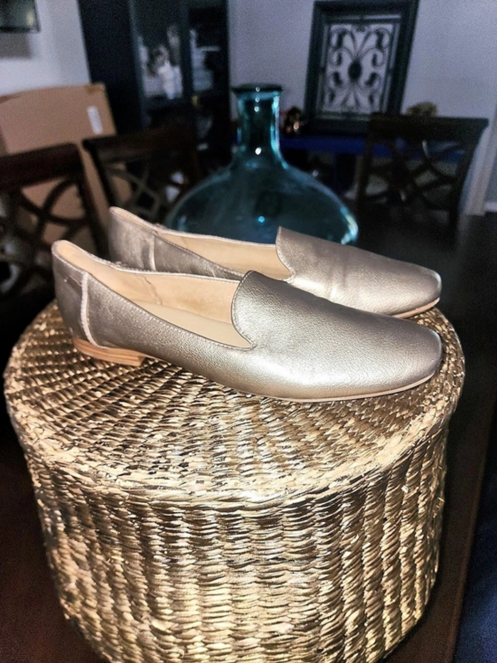 Naturalizer Metallic Gold Loaferso